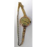 9CT GOLD WRIST WATCH