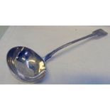 EARLY 19TH CENTURY SILVER PUNCH LADLE 10 0ZS