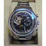 A ZENITH EL PRIMERO CHRONOMASTER GRANDE DATE WRISTWATCH,