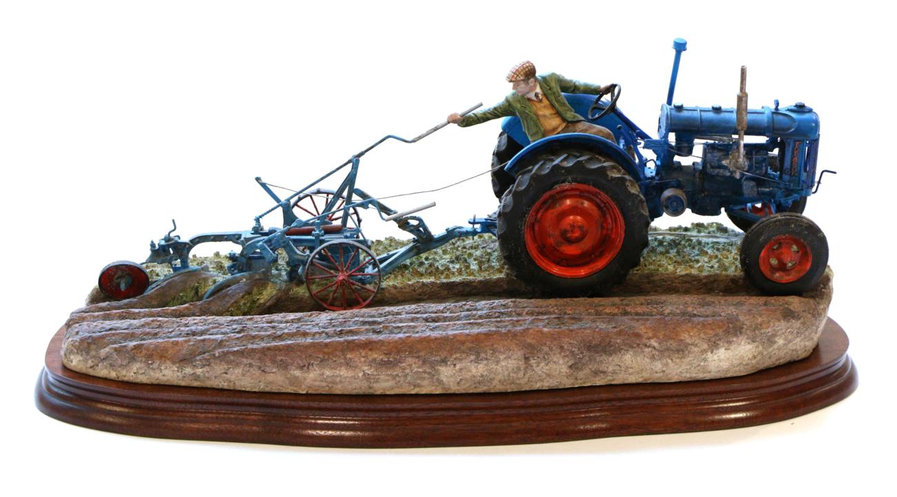 Border Fine Arts 'At the Vintage' (Fordson E27N Tractor), model No. B0517 by Ray Ayres, limited