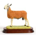 Border Fine Arts 'Blue Faced Leicester Tup' (Style One), model No. B0149 by Ray Ayres, limited
