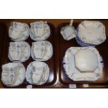 A twelve piece Shelley tea service, Rd no. 723404