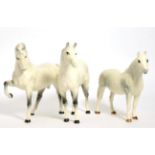 Beswick Horses Comprising: Connemara Pony ''Terese of Leam'', model No. 1641, Arab ''Bahram'', model