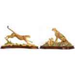 Border Fine Arts 'Cheetah' (Style One), model No. L132, limited edition 65/750 and 'Cheetah and