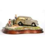 Border Fine Arts 'A Day in the Country' (Morris 100 Traveller), model No. JH93 by David Walton,