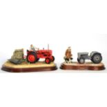 Border Fine Arts 'Turning With Care' (Nuffield Tractor), model No. B0094 by Ray Ayres, limited