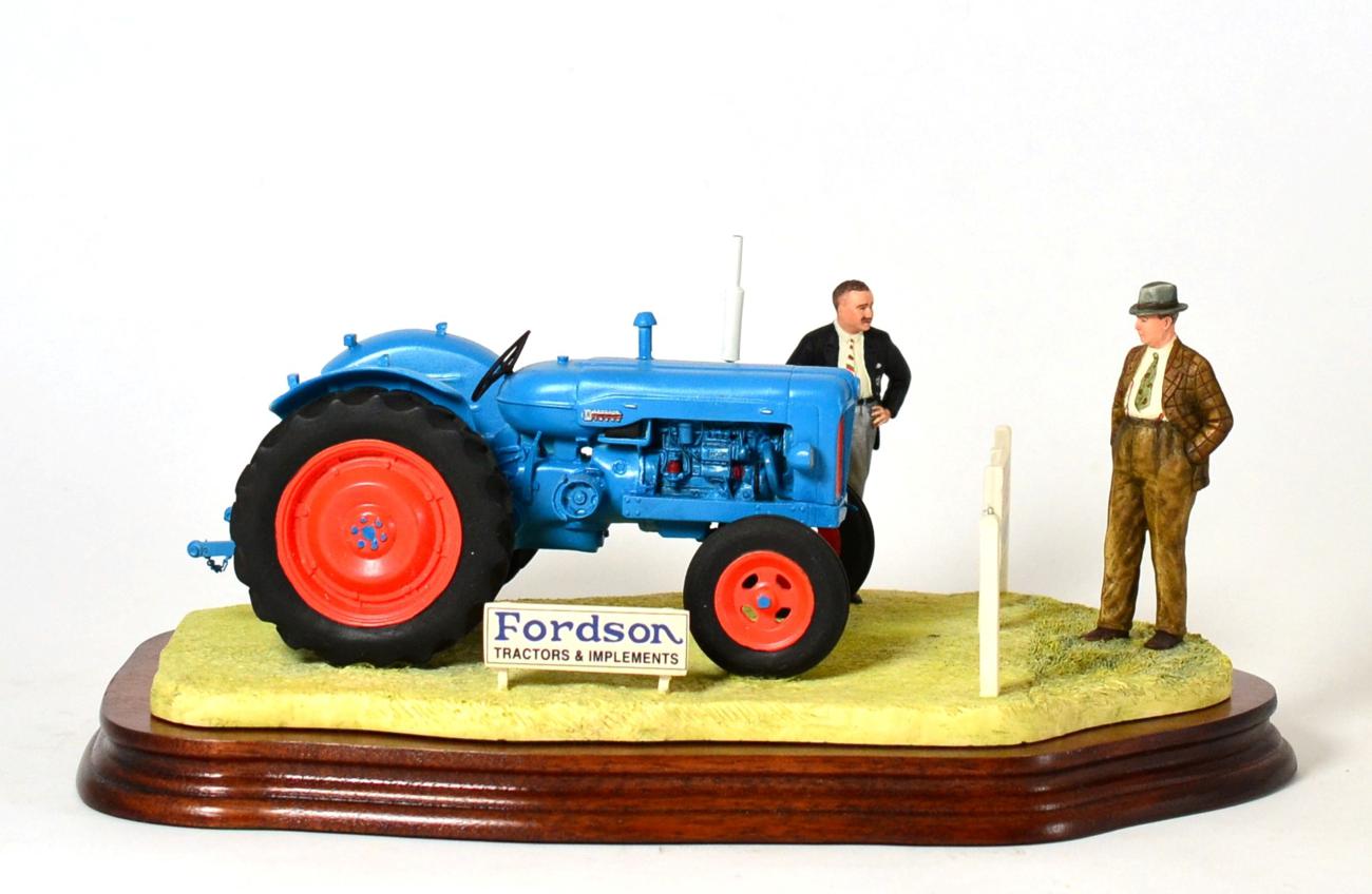 Border Fine Arts 'A Major Decision' (Fordson Major E1ADDN Tractor), model No. JH92 by Ray Ayres,