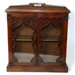 A 19th century mahogany table top cabinet