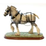 Border Fine Arts 'The Champion Shire', model No. 0888A by Anne Wall, limited edition 154/500, on