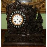 A 19th century Black Forest mantel clock