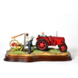 Border Fine Arts 'The First Cut' (David Brown Cropmaster), model No. JH70 by Ray Ayres, limited