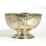 A late Victorian silver pedestal bowl, by James Deakin & Sons, Sheffield, 189811.9ozt