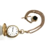 A 9ct Gold Full Hunter Pocket Watch, signed J.W.Benson, London, 1927, lever movement signed,