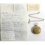 An 18ct Gold Pocket Watch, signed Geoe Lowe, Chester, 1817, lever movement signed and numbered