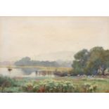 Alfred Heaton Cooper (1864-1929) Waterhead, Windermere Signed and dated 1913, watercolour, 26cm by