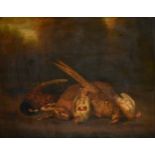 Follower of Benjamin Blake (c.1790-c.1830) Still life of a hare, pheasant and grouse Oil on