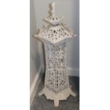 A Victorian Cast Iron Heater, stamped THE HIGHGATE, registration number 25325?, with removable cover