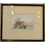 Arthur Briscoe RE, RI (1873-1943) ''Wind'' Signed, titled and dated (19)35, watercolour, 17cm by