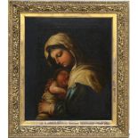 Manner of Carlo Dolci (1616-1686) Italian Madonna and Child Oil on canvas, 66cm by 56cm