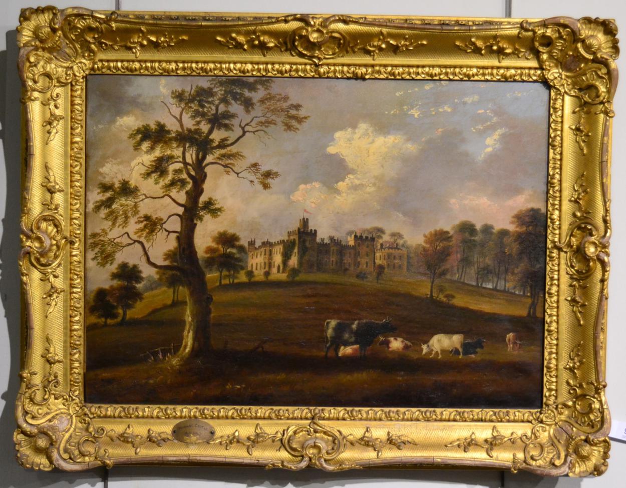 J Miller (of Staindrop) (19th century) Hornby Castle, 1847 Indistinctly signed, inscribed verso, oil