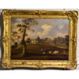 J Miller (of Staindrop) (19th century) Hornby Castle, 1847 Indistinctly signed, inscribed verso, oil