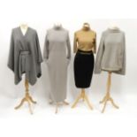 Small Group of Ladies Assorted Designer Clothing, comprising Ralph Lauren grey shawl cardigan, a