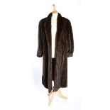 Sakowitz Dark Brown Mink Coat