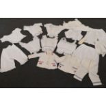 Assorted White Cotton Edwardian Costume and Underwear, including seven cotton and lace camisoles and