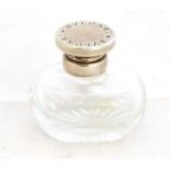 Carlo Moretti for Bulgari Murano Glass Scent Bottle with Silver Top, limited edition 15/100, bearing