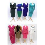 Group of Ladies Assorted Designer Clothing, comprising Moschino 'Cheap and Chic' fuschia pink two