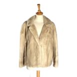 A Cream Mink Jacket