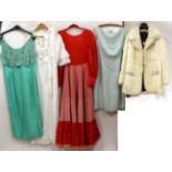 Circa 1960s and Later Costume, including a Jean Varon cotton full length long sleeved dress, with