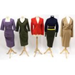 Group of Ladies Assorted Designer Clothing, comprising MaxMara camel hair wrap style dress, with