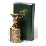 Amouage Homme Silver Gilt Flask and Stopper Modelled as a Persian Dagger, with embossed