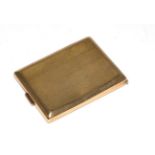 A 9 carat gold vesta case by Adie Bros, Birmingham