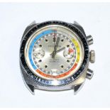A stainless steel chronograph wristwatch, signed OTAR watch