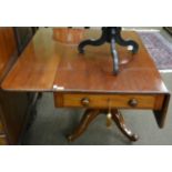 Victorian mahogany drop-leaf sofa table