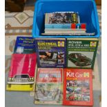 A collection of automobilia and motor cycle books, catalogues etc