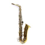 Selmer ''Bundy'' Alto Saxophone no.509602, lacquered body with nickel plated keys, with original