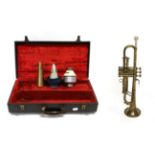 Selmer Manhattan Trumpet inscribed 'Sole Distributers Selmer, London, Made in Czechoslovakia',