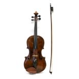 Viola 14.75'' two piece back, upper bout 7.125'', middle bout 5'', lower bout 8.875'', depth of