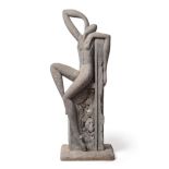 Helen Sinclair (b.1954) Welsh Languorous Nude Initialled and numbered XI/XVIII, stone resin, 93cm