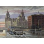 Steven Scholes (b.1952) ''Albert Dock, Liverpool'' Signed, inscribed, dated 1958 and numbered