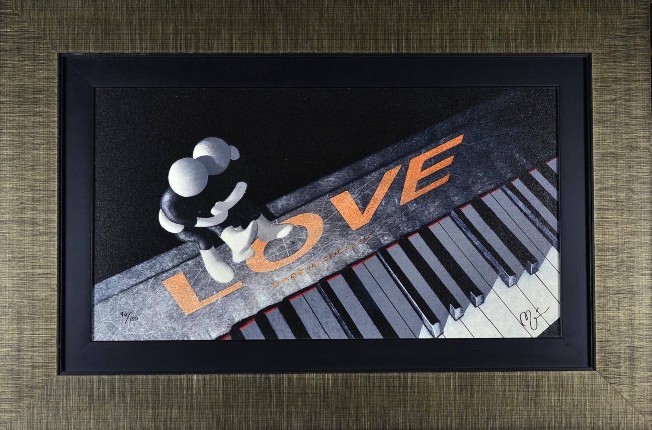 After Mark Grieves (Contemporary) ''First Dance'' Signed and numbered 85/150, giclee print on - Image 2 of 4