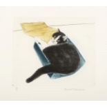 Dame Elizabeth Violet Blackadder DBE, RA, RSA (b.1931) Scottish ''Fred in a Box'' Signed and