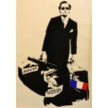 Blek Le Rat (b.1952) French ''The Man Who Walks Through Walls'' 2007 Signed and numbered 27/250,