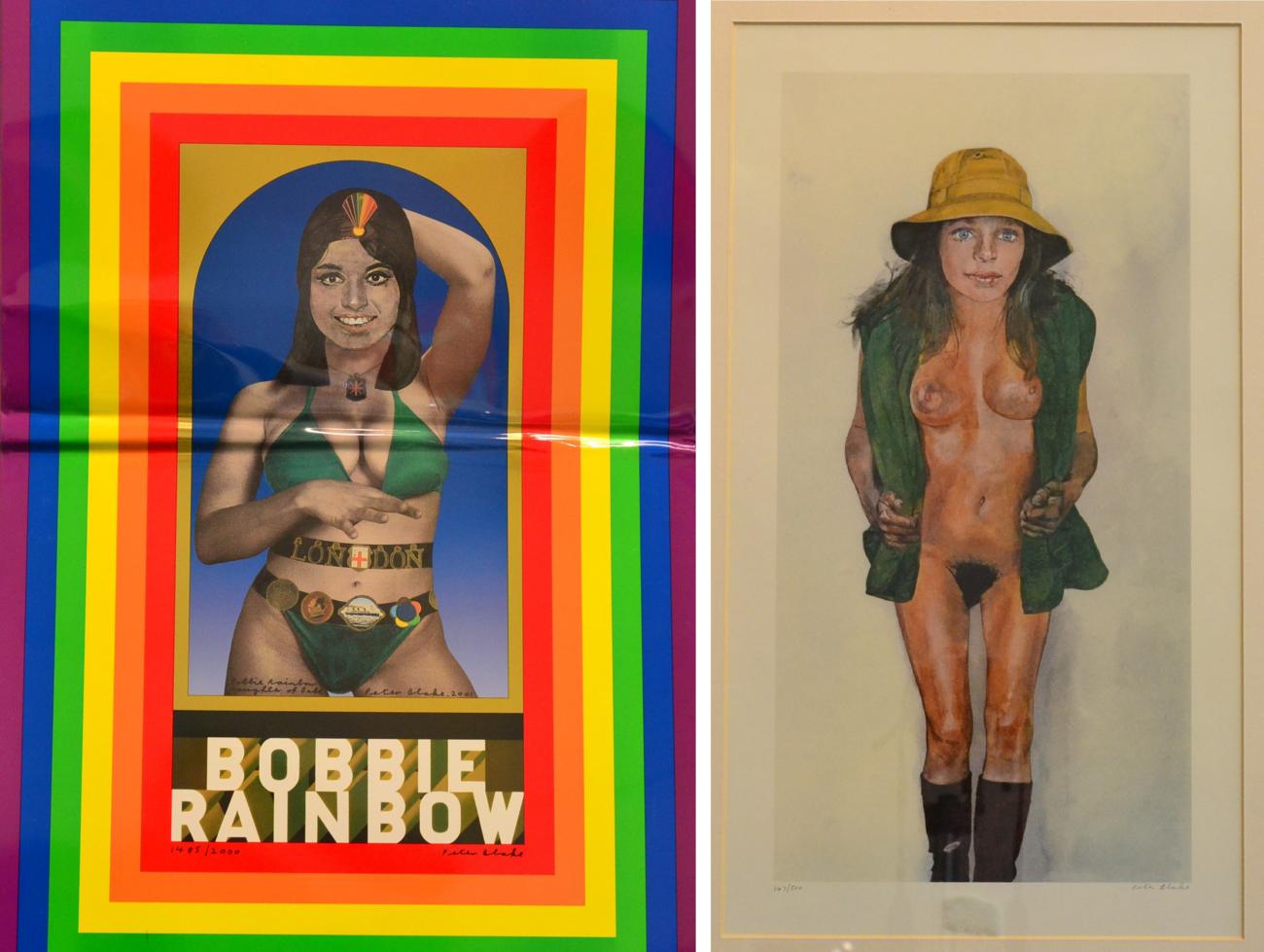 Peter Blake (b.1932) ''Bobbie Rainbow'' Signed and numbered 1485/2000, lithograph on tin, together