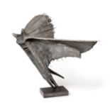 Attributed to Austin Wright (1911-1997) Winged figure Thought to be patinated fibre glass, 79cm high