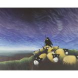 After Mackenzie Thorpe (b.1956) ''Vale Over Yorkshire'' Signed, inscribed and numbered CXXXIX/CC,