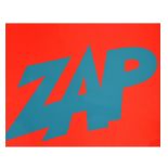 Follower of Roy Lichtenstein (Contemporary) ''Zap'' Inscribed A/P and dated 2013, screenprint,